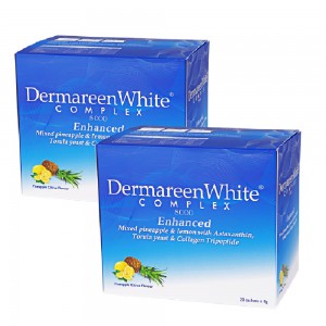 [Clearance] ENHANCED DERMAREEN WHITE COMPLEX 8000 [TWIN PACK] 8g x 20s x2 + 5s FOC (Expiry Date: 14/7/2022)